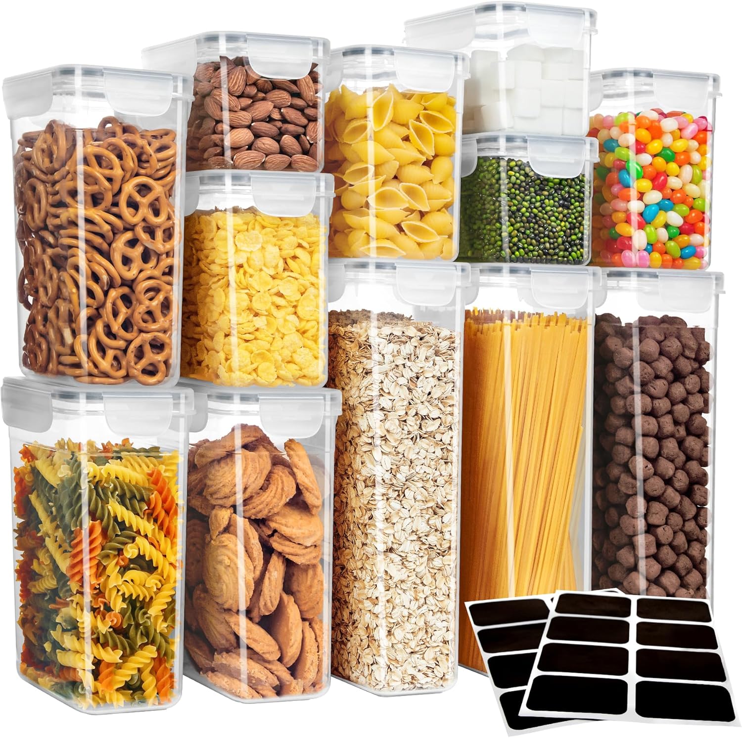 Food Storage Container - 12 Pack Airtight Food Storage Container