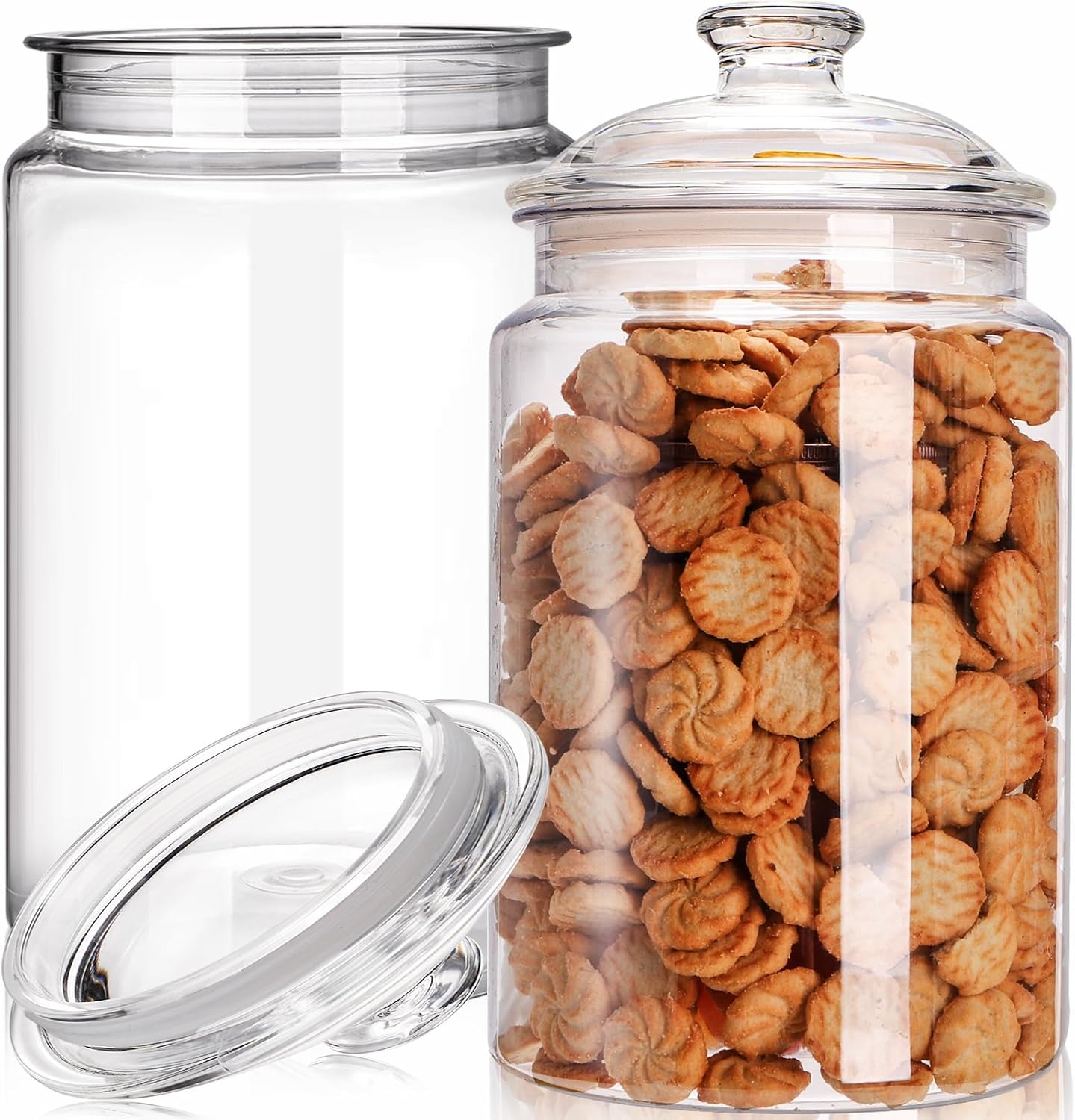 Food Storage Large - 2 Pack 130 oz Large Cookie