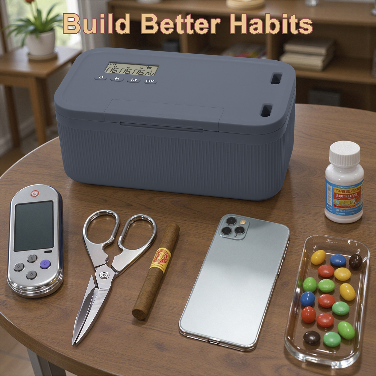 Food Storage And Safety - Lock Box with Timer Phone Locker