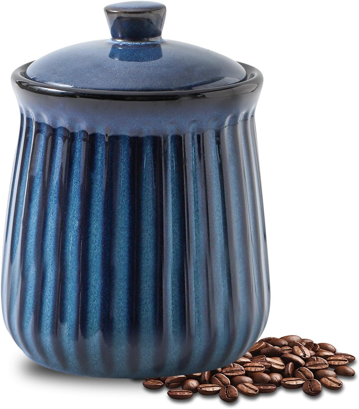 Food Storage Jars Plastic - Ceramic Storage Containers, 35 oz Coffee