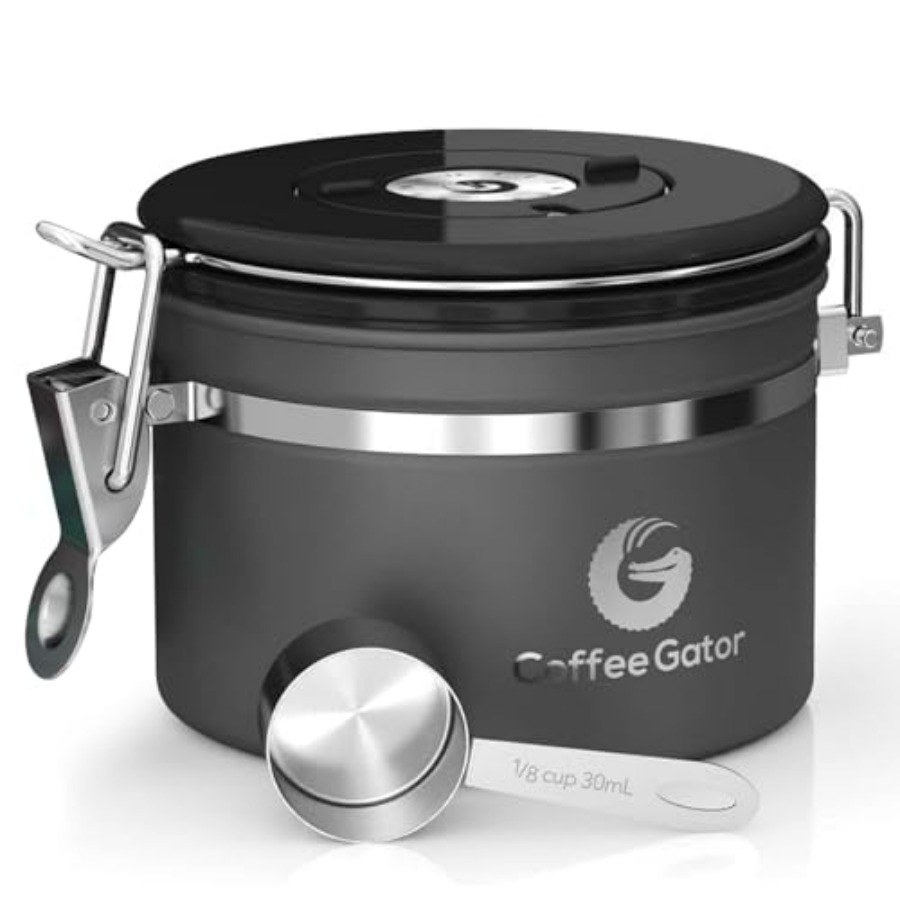 Food Storage In Stainless Steel - Coffee Canister, Airtight Stainless Steel Kitchen