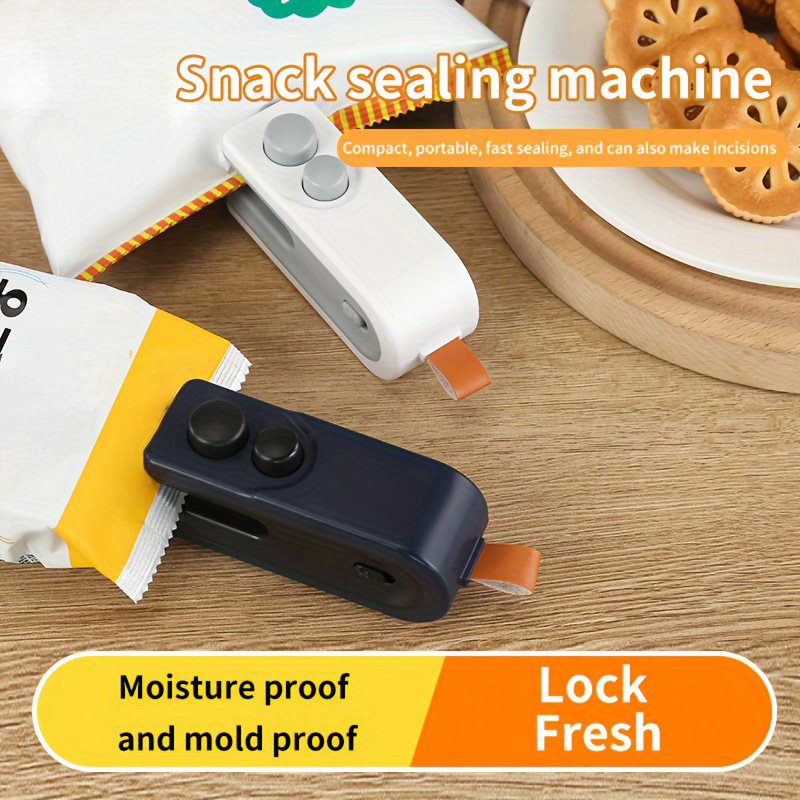 Food Storage Zip Lock Bags - Mini Sealing Machine 2IN1 Heat Sealer