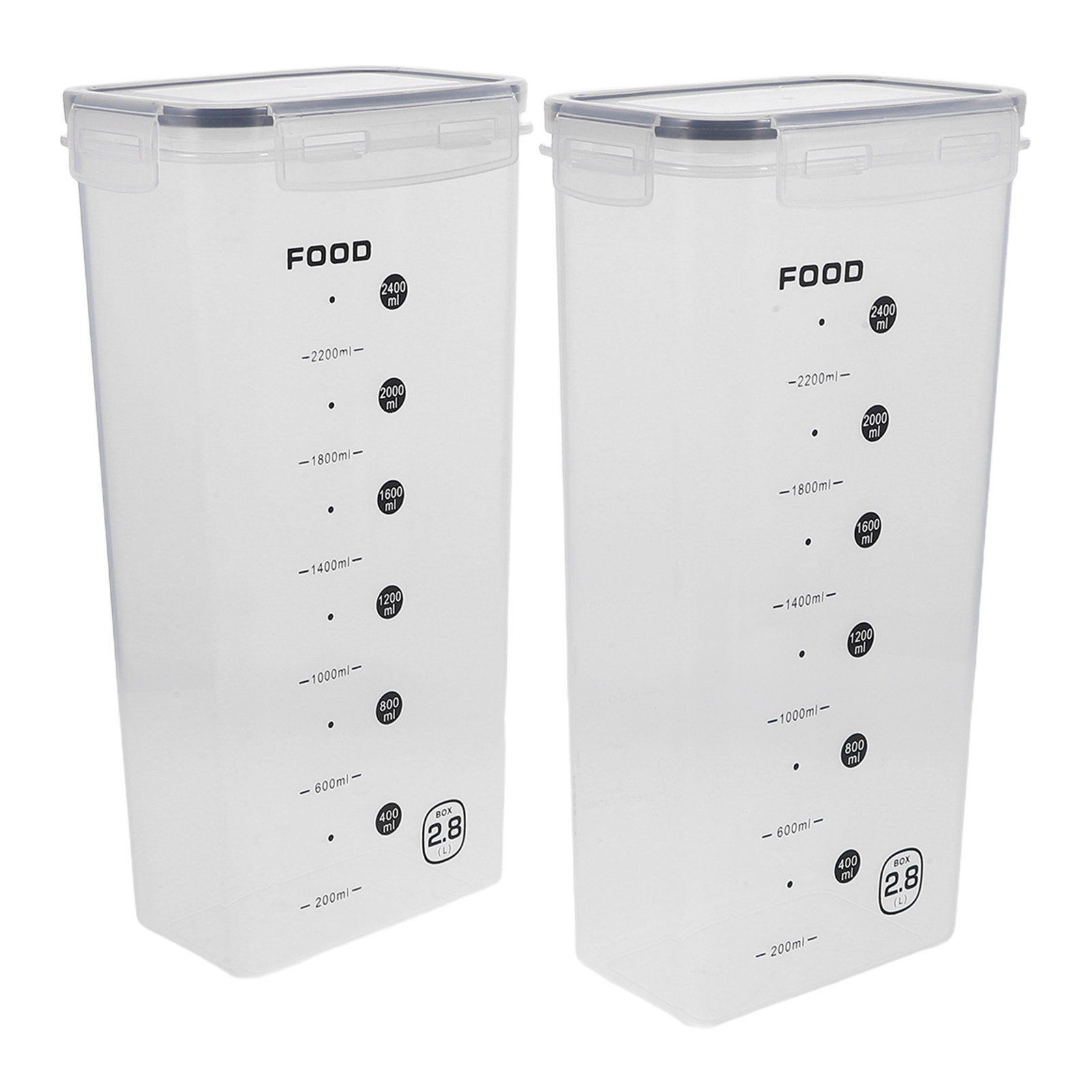 2Pcs Clear Grain Storage Box A - Food Storage Organizer recensie en prijs