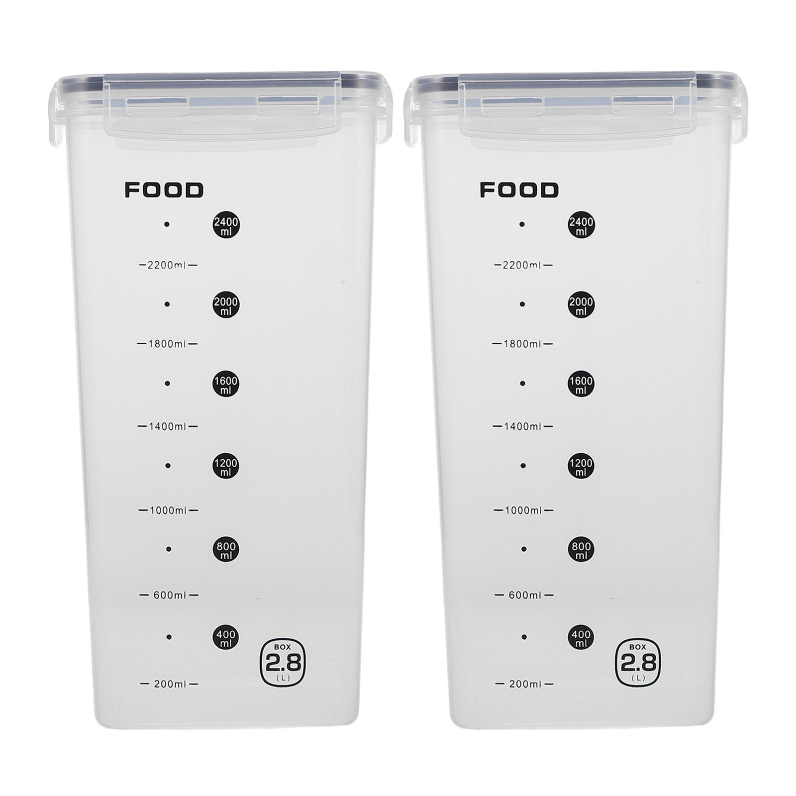 2Pcs Clear Grain Storage Box A - Food Storage Organizer recensie en prijs