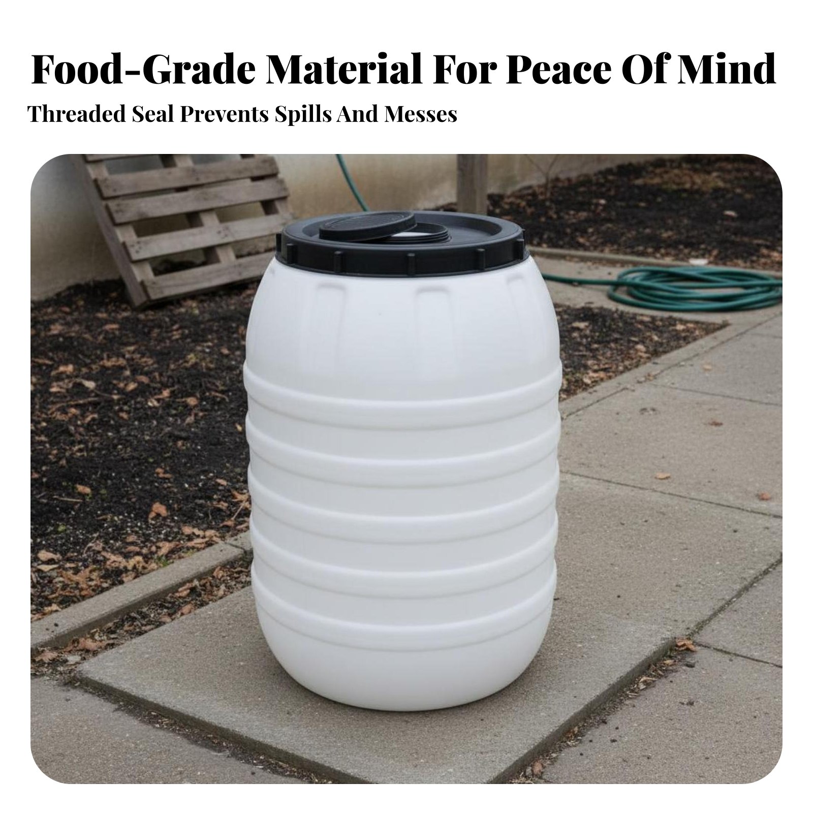 Food Grade Plastic Barrel Airt - Food Storage Lid recensie en prijs