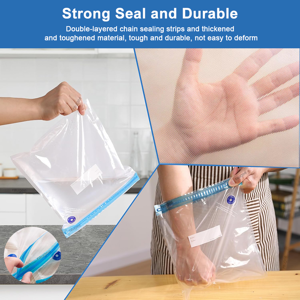 Vacuum Bags Reusable Food Vacu - Food Storage Zip Bags recensie en prijs