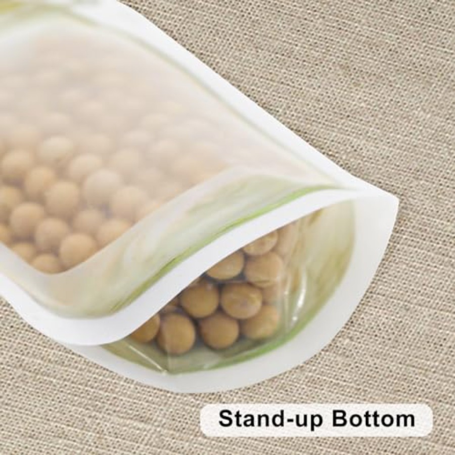 16Pcs Mason Jar Bags 5 oz - Re - Food Storage Zip Lock Bags recensie en prijs