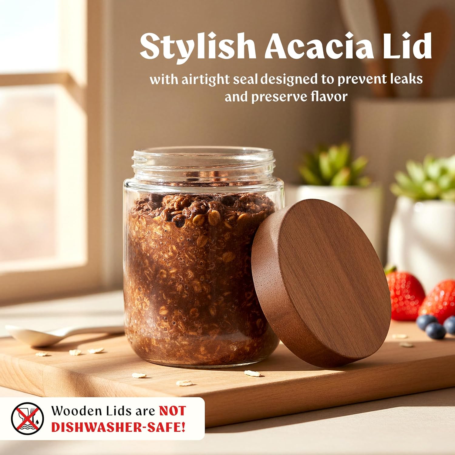 Overnight Oats Containers with - Food Storage Jars Plastic recensie en prijs