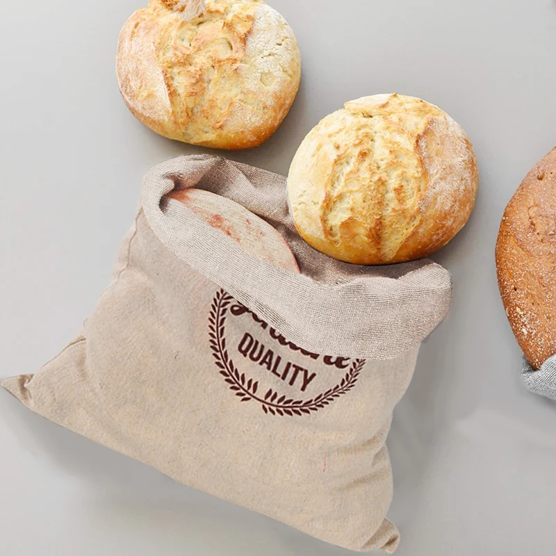 Linen Bread Bag Reusable Bags  - Food Storage In Plants recensie en prijs