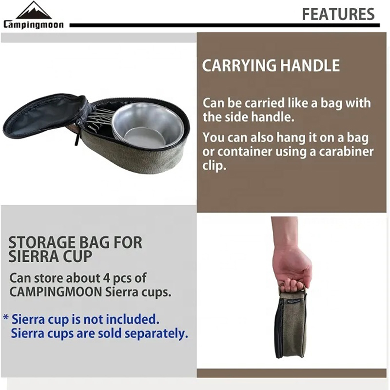 CAMPINGMOON S220-B Canvas Mini - Food Storage Hiking recensie en prijs