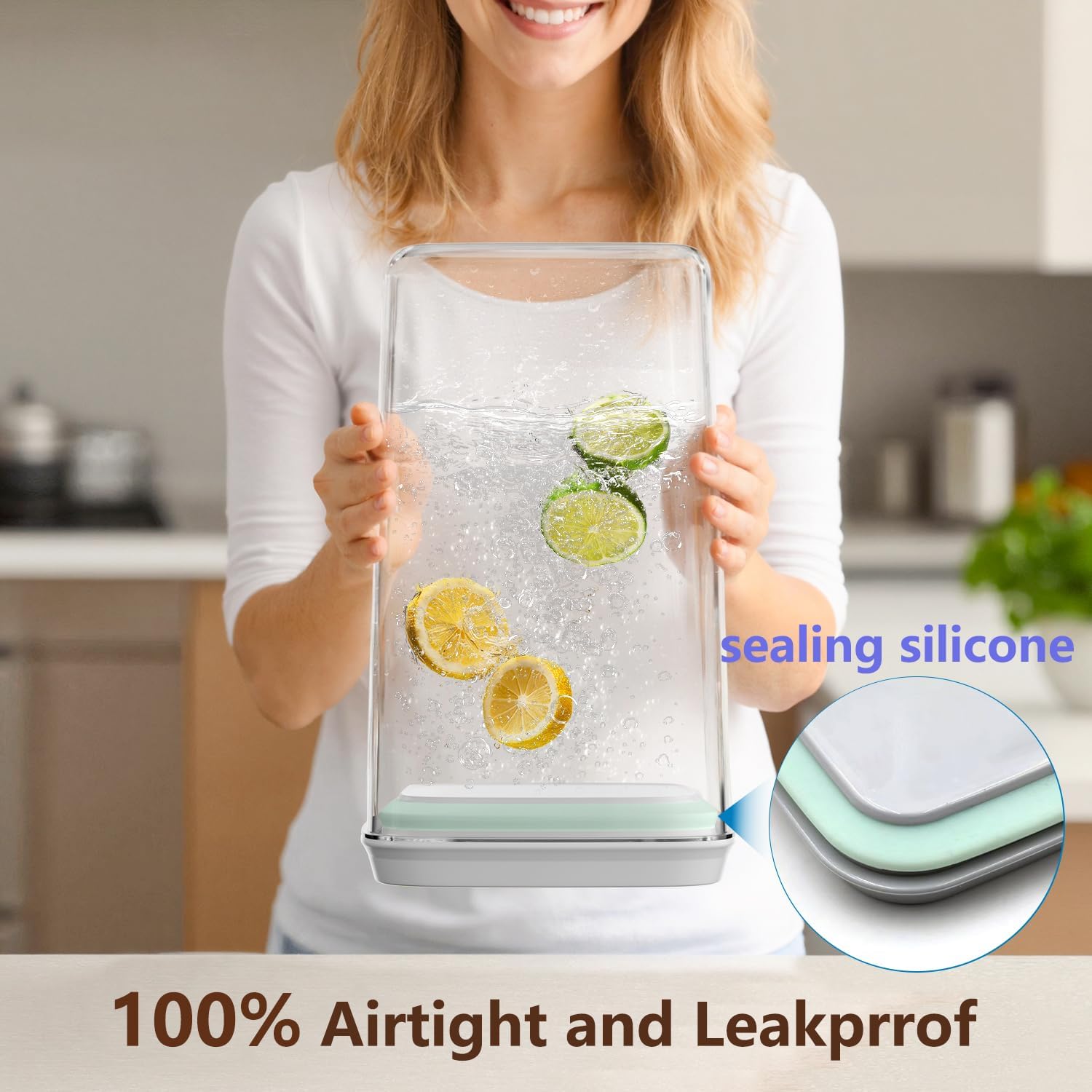 4 Pcs Large Pop Airtight Food  - Food Storage Containers With Lids recensie en prijs