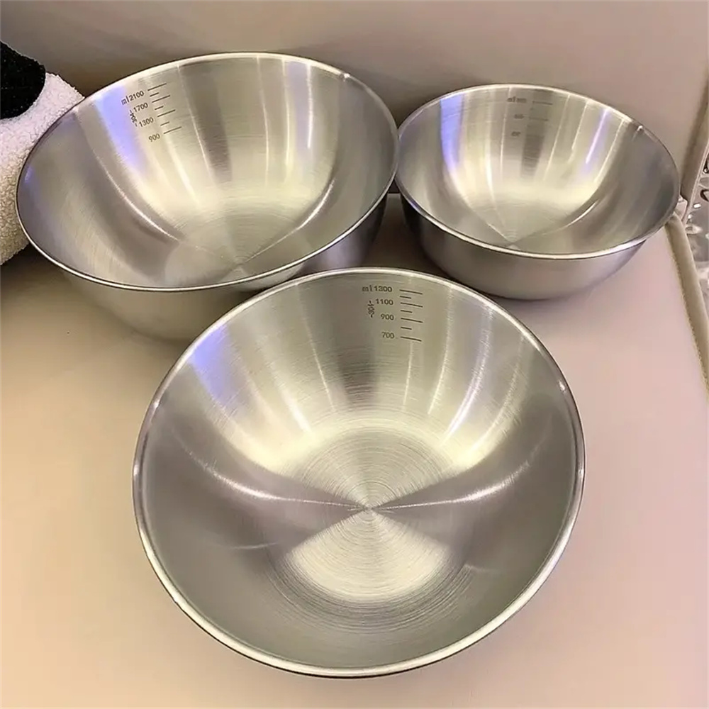 1-3 Stainless Steel Bowl Set w - Food Storage Large recensie en prijs