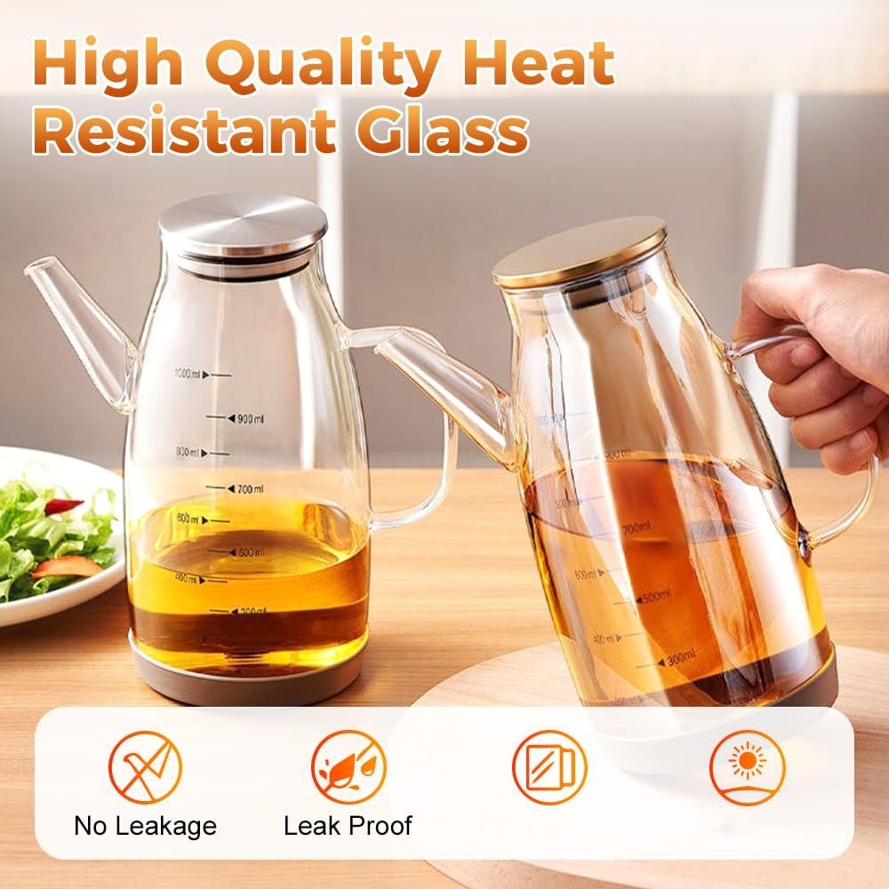 Durable Food-grade Oil Dispens - Food Storage Glass Containers Large recensie en prijs