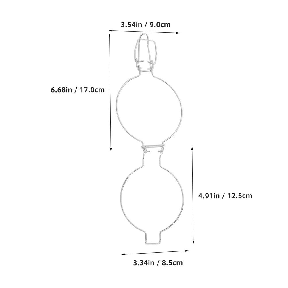 3pcs Stainless Steel Wire Clam - Food Storage In Stainless Steel recensie en prijs
