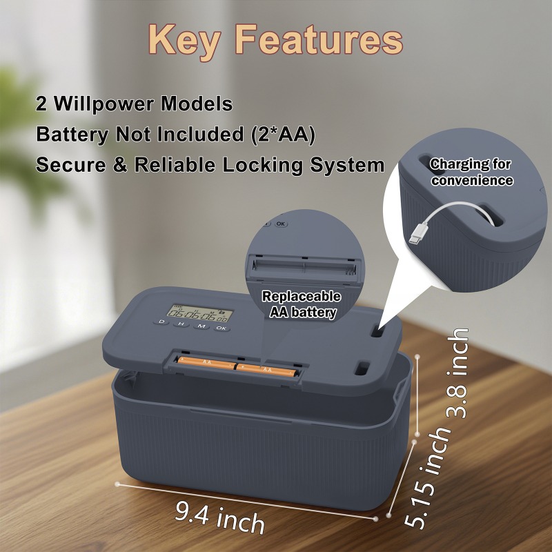 Lock Box with Timer Phone Lock - Food Storage And Safety recensie en prijs