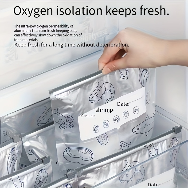10/60pcs Aluminum Foil Storage - Food Storage Essentials recensie en prijs