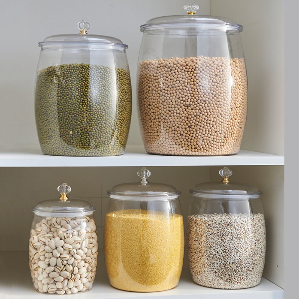 Transparent Cereals Storage Ja - Food Storage Jars Plastic recensie en prijs