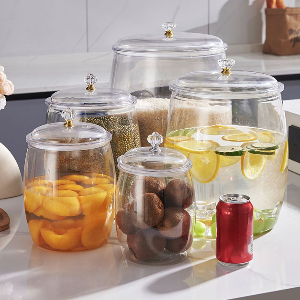 Transparent Cereals Storage Ja - Food Storage Jars Plastic recensie en prijs