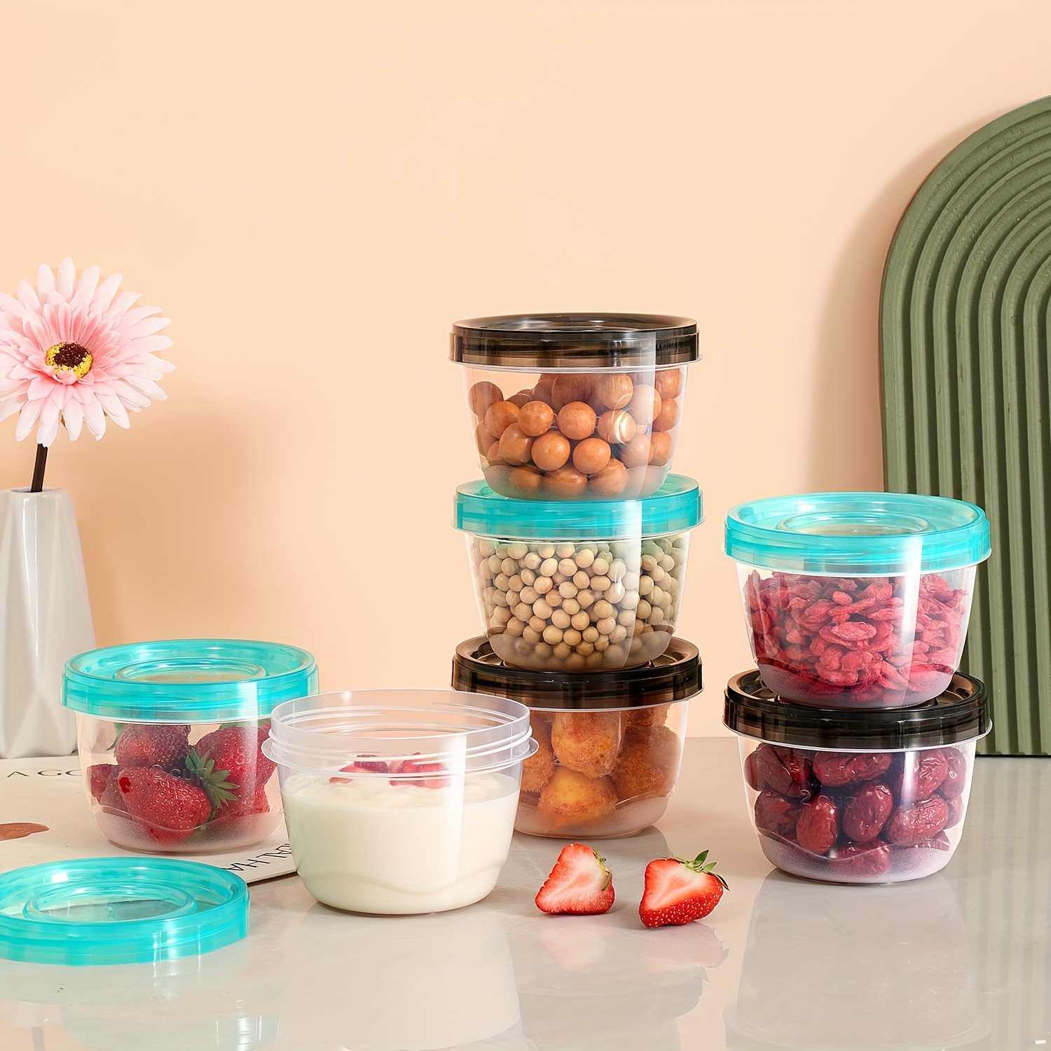 2 Transparent Sealed Food Stor - Food Storage Meal Prep recensie en prijs