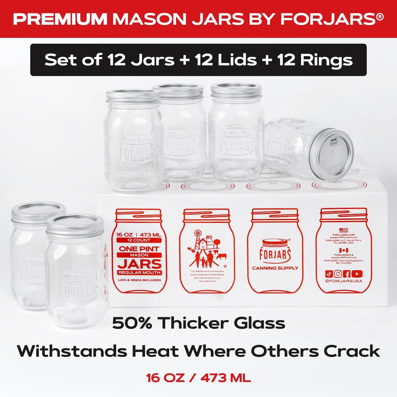 ® Premium    Jars with Lids –  - Food Storage Glass recensie en prijs