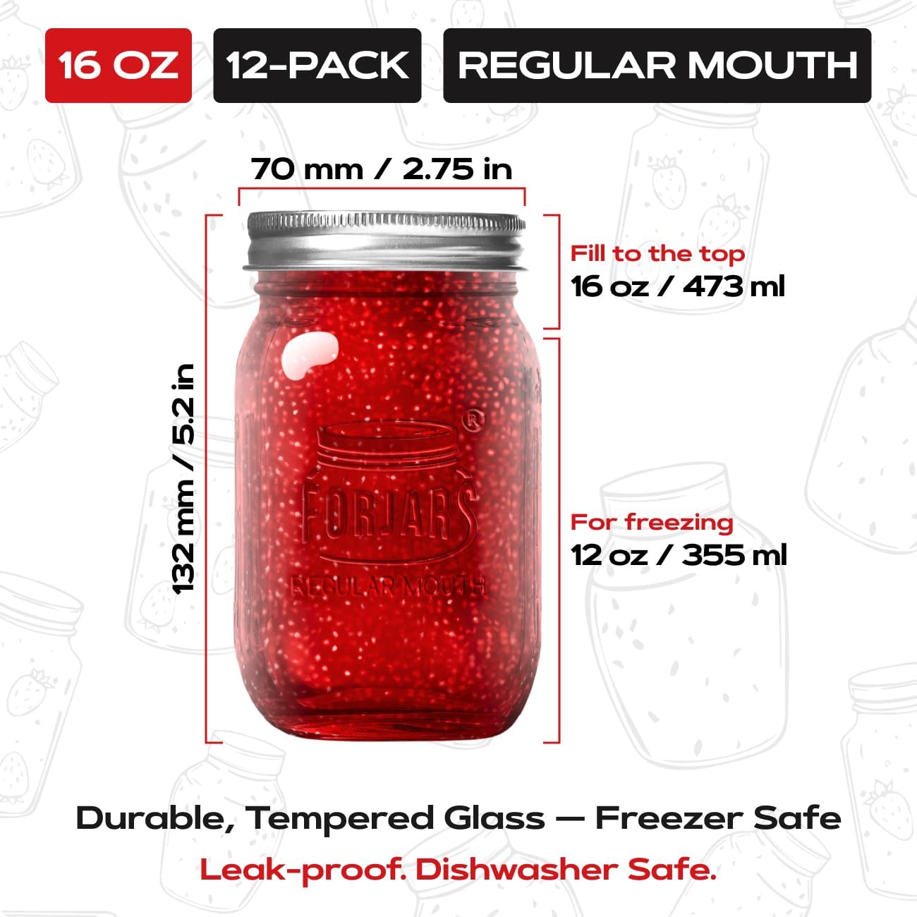 ® Premium    Jars with Lids –  - Food Storage Glass recensie en prijs