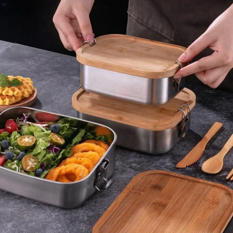 New 304 stainless steel bamboo - Food Storage Ideas recensie en prijs