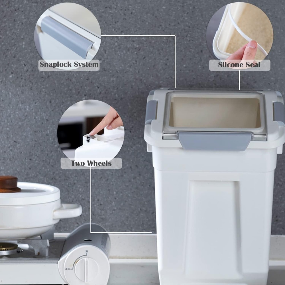 33 Liter / 50 lbs Rice Storage - Food Storage Container recensie en prijs