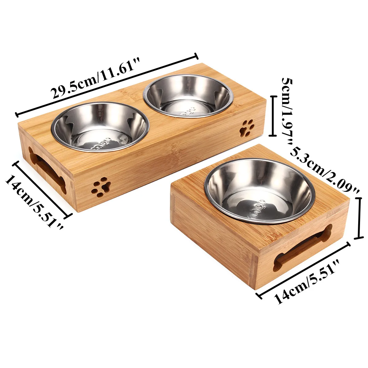 Pet Cat Bowl Bear Bamboo Plate - Food Storage And Safety recensie en prijs