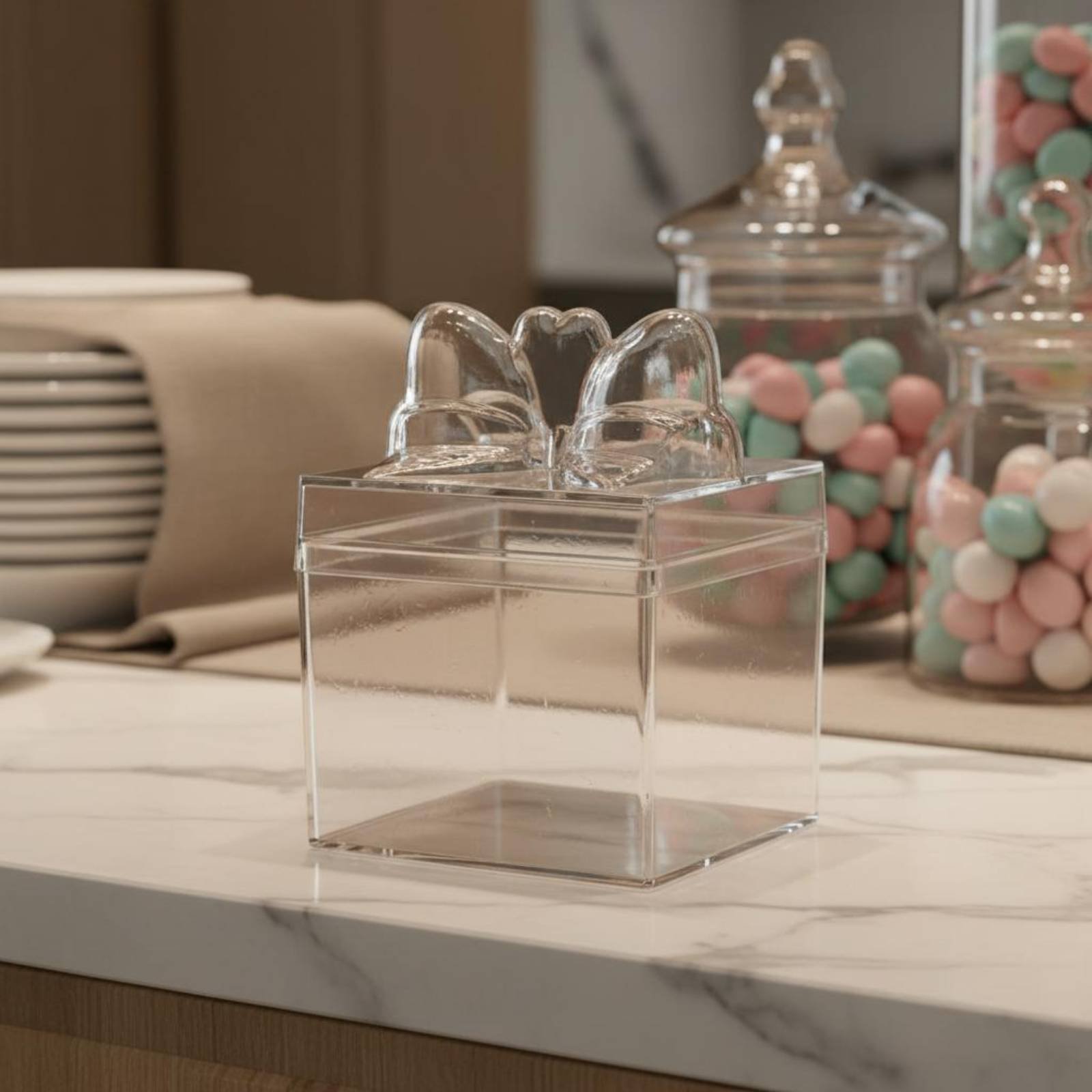 Clear Plastic Candy Box with R - Food Storage Container recensie en prijs