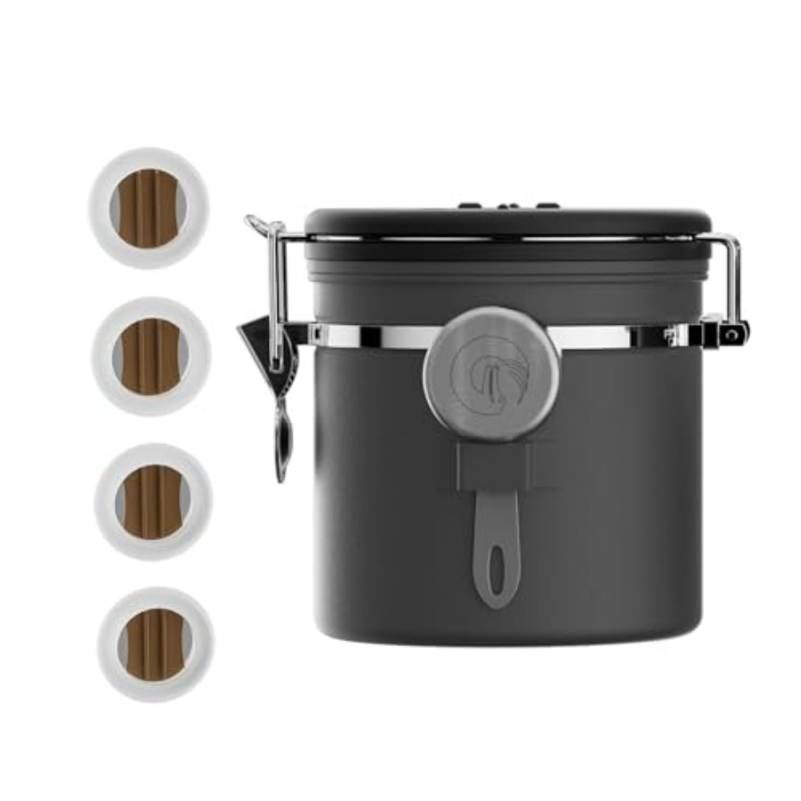 Coffee Canister, Airtight Stai - Food Storage In Stainless Steel recensie en prijs