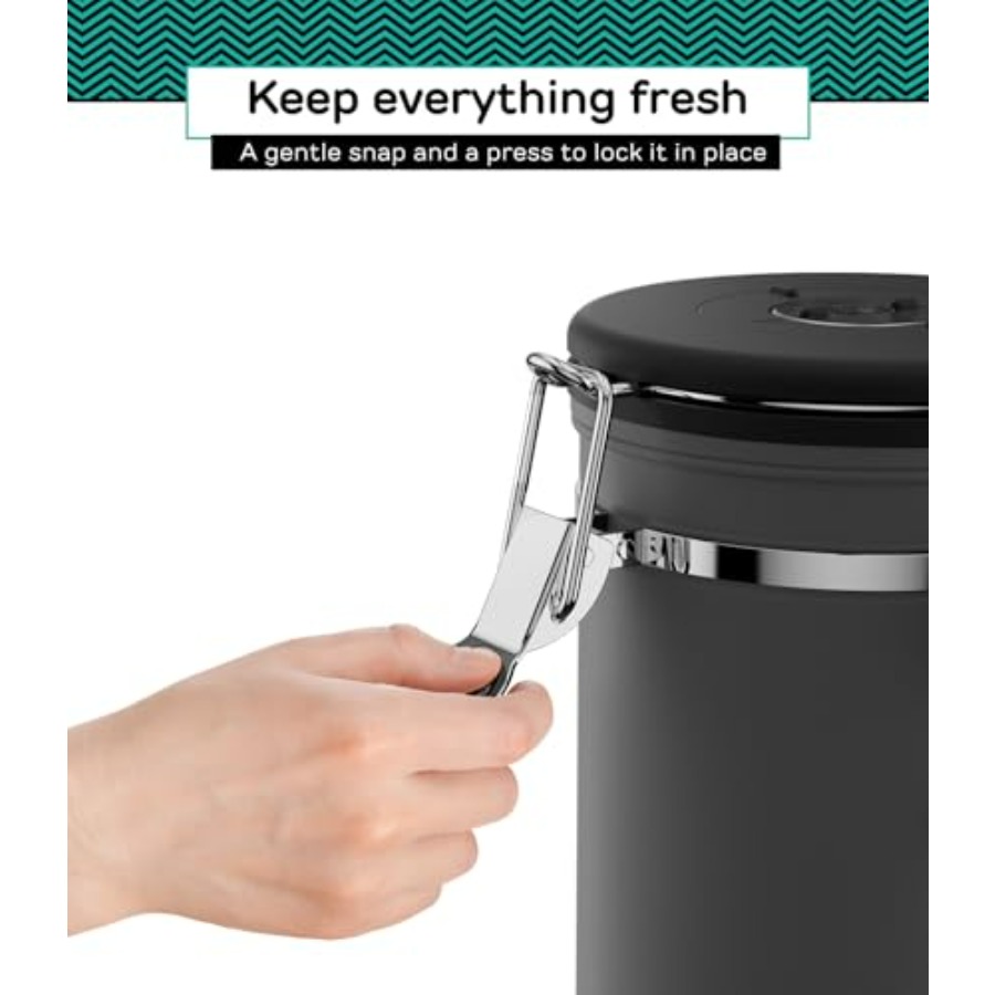 Coffee Canister, Airtight Stai - Food Storage In Stainless Steel recensie en prijs