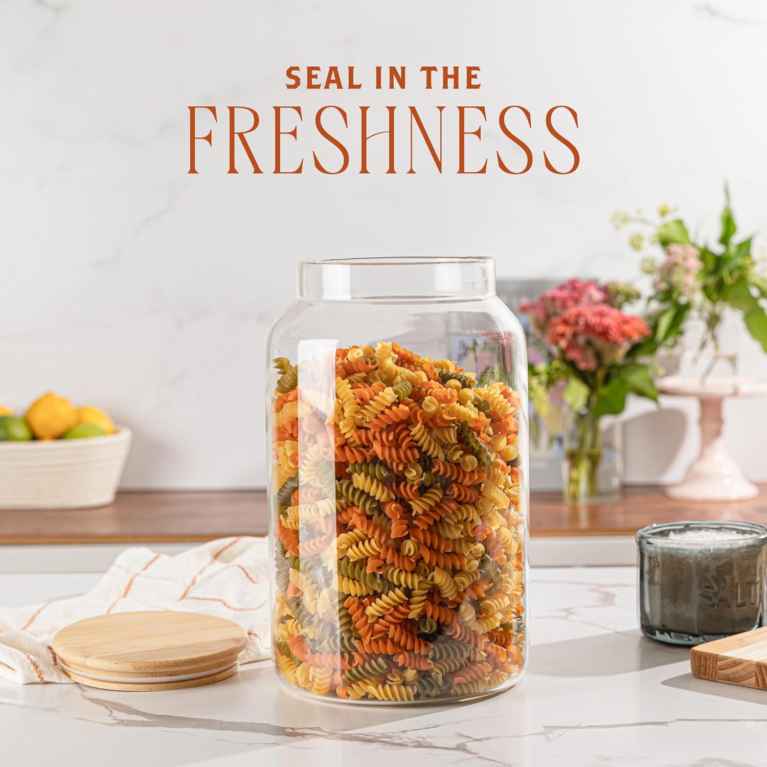 1 Gallon Glass Large Jar with  - Food Storage Glass recensie en prijs