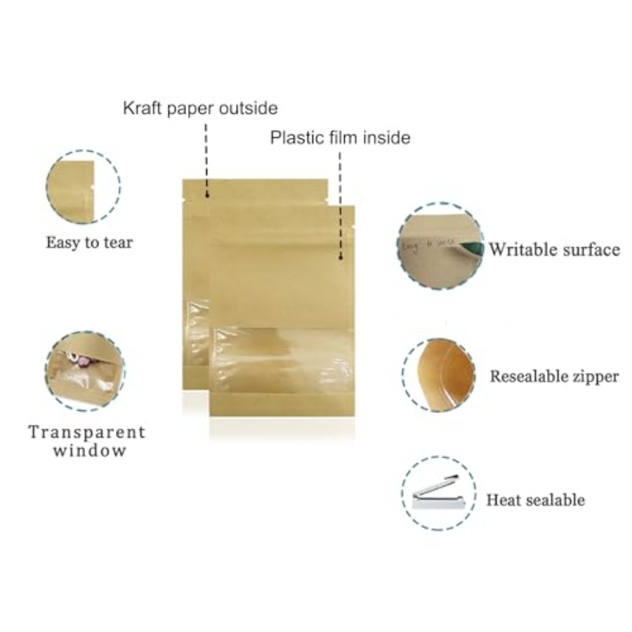 Pack 2.7x3.5inch Inner Size 2. - Food Storage Zip Bags recensie en prijs