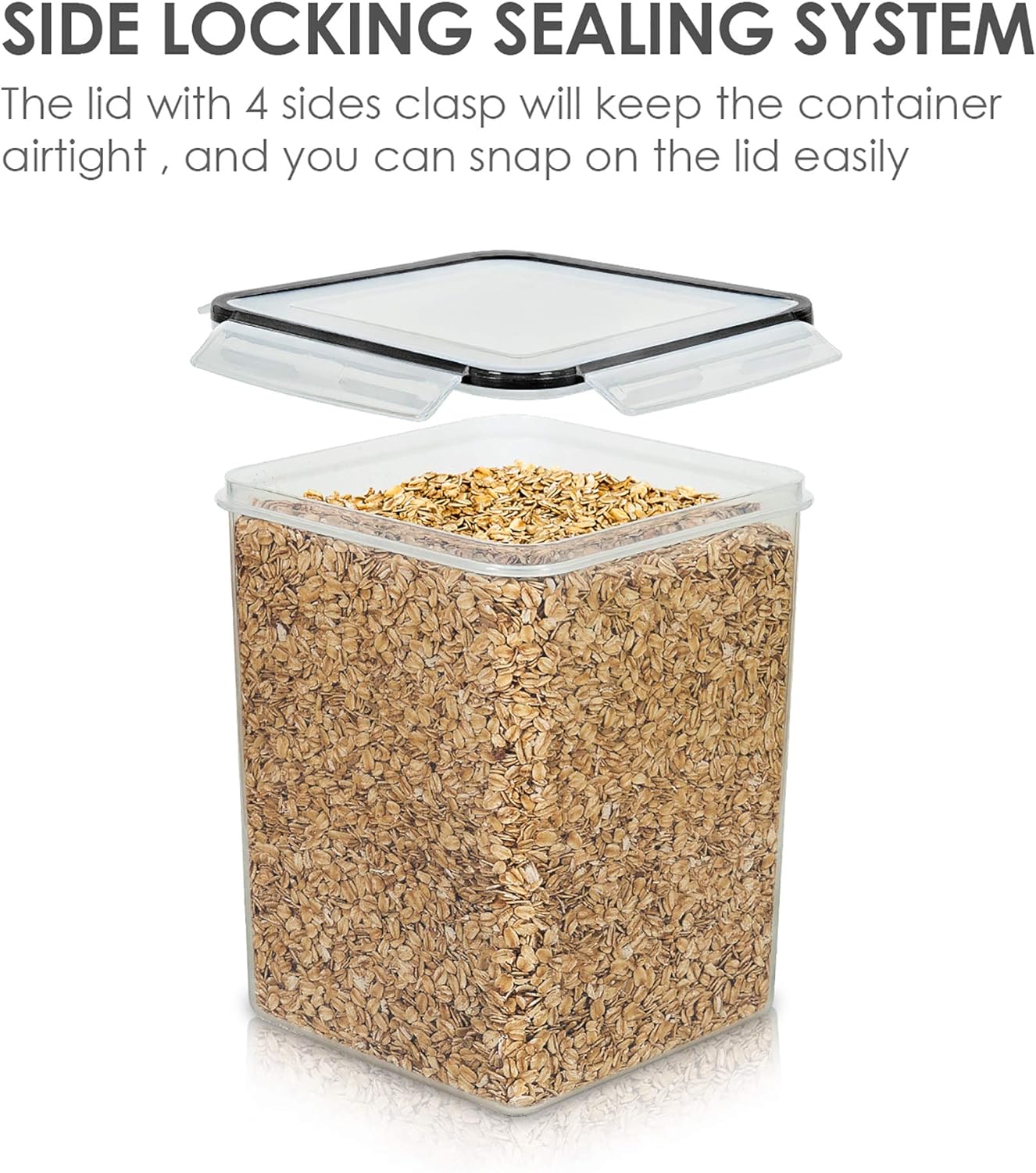 4 PCS Large Food Storage Conta - Food Storage Large recensie en prijs