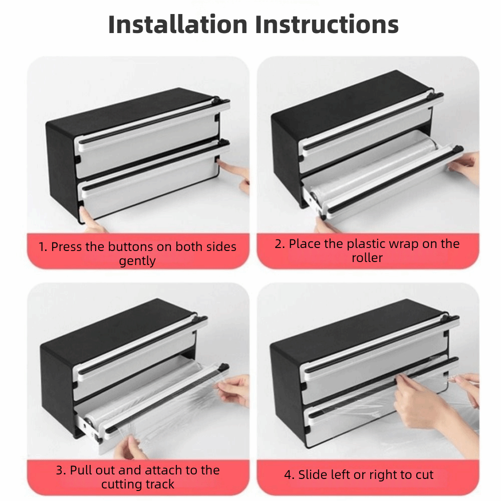 2 in 1 Food Film Dispenser Cut - Food Storage And Safety recensie en prijs