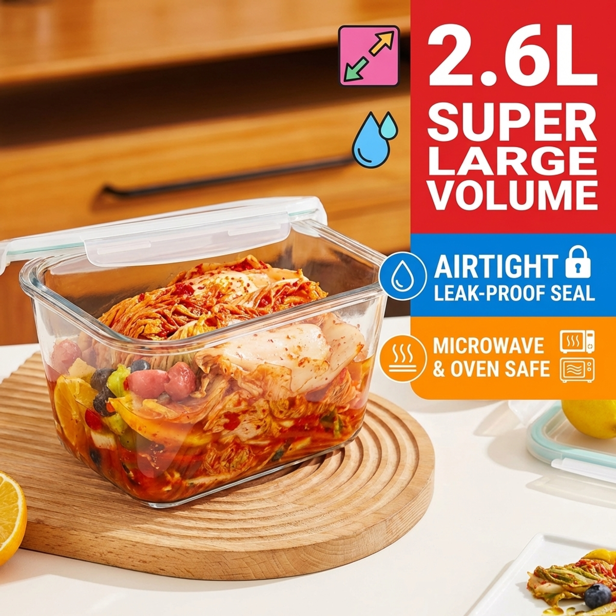 Borosilicate Glass Food Storag - Food Storage Glass Containers Large recensie en prijs