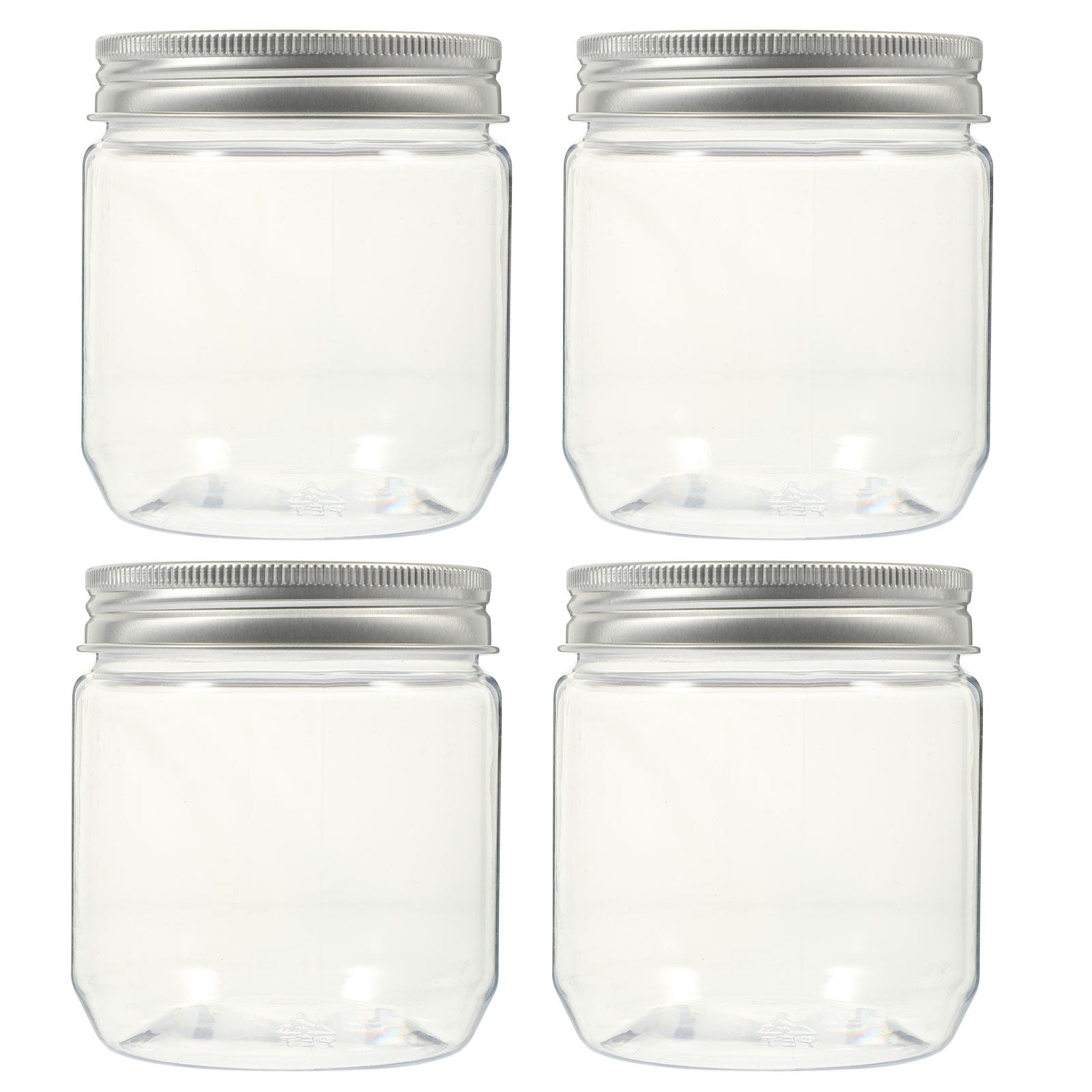 4Pcs Food Grade Airtight Clear - Food Storage Jars Plastic recensie en prijs