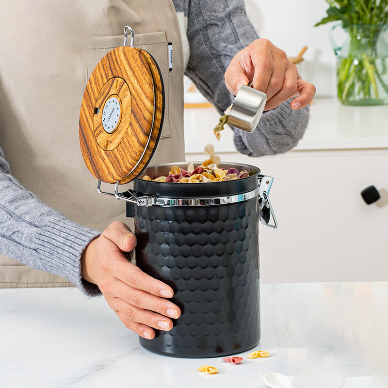 Kitchen Stainless Steel Coffee - Food Storage In Stainless Steel recensie en prijs