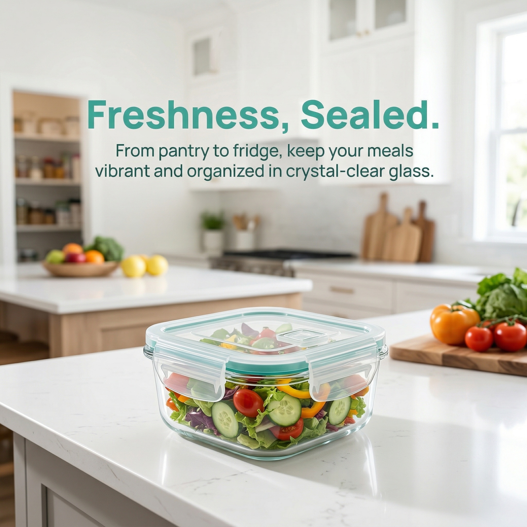 A set of 8 food storage contai - Food Storage Glass recensie en prijs