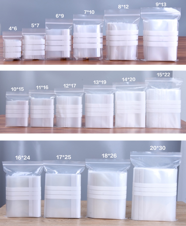 200PCS PE Clear Plastic Writin - Food Storage Zip Lock Bags recensie en prijs
