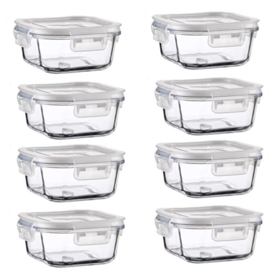 16oz Square Glass Food Storage - Food Storage Meal Prep recensie en prijs