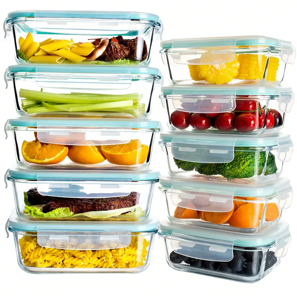 Pieces Glass Meal Prep Contain - Food Storage Containers With Lids recensie en prijs