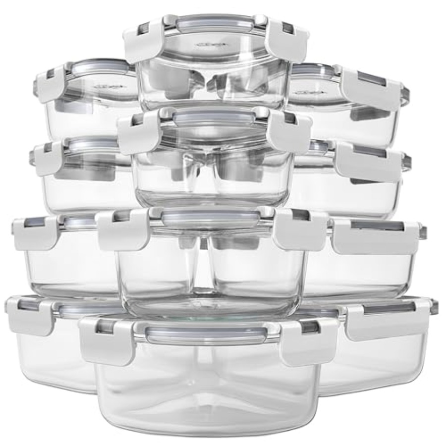 KITCHEN SHOPPE 24pc Borosilica - Food Storage Containers With Lids recensie en prijs