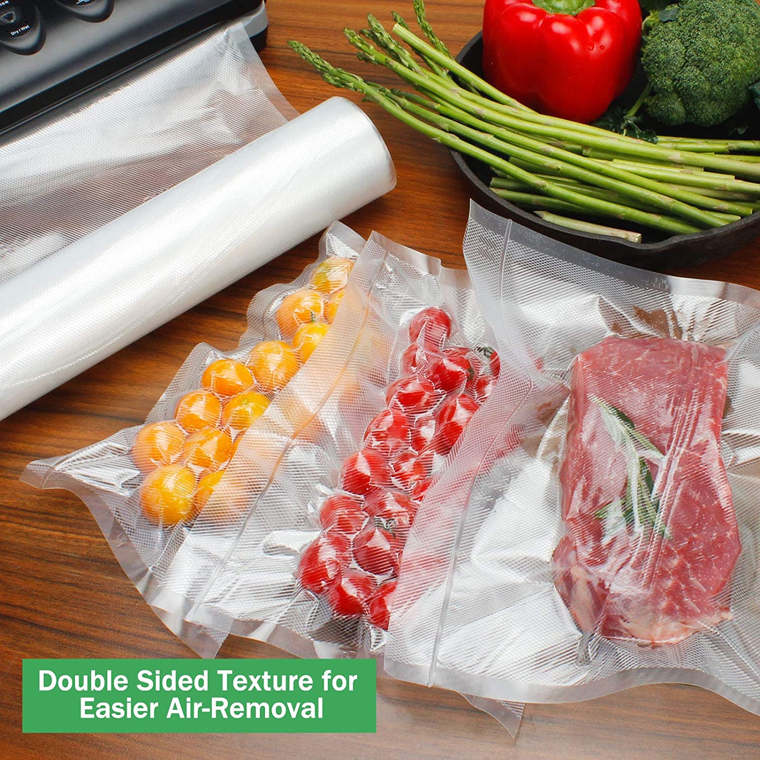 Vacuum bags for food Vacuum Se - Food Storage Zip Bags recensie en prijs