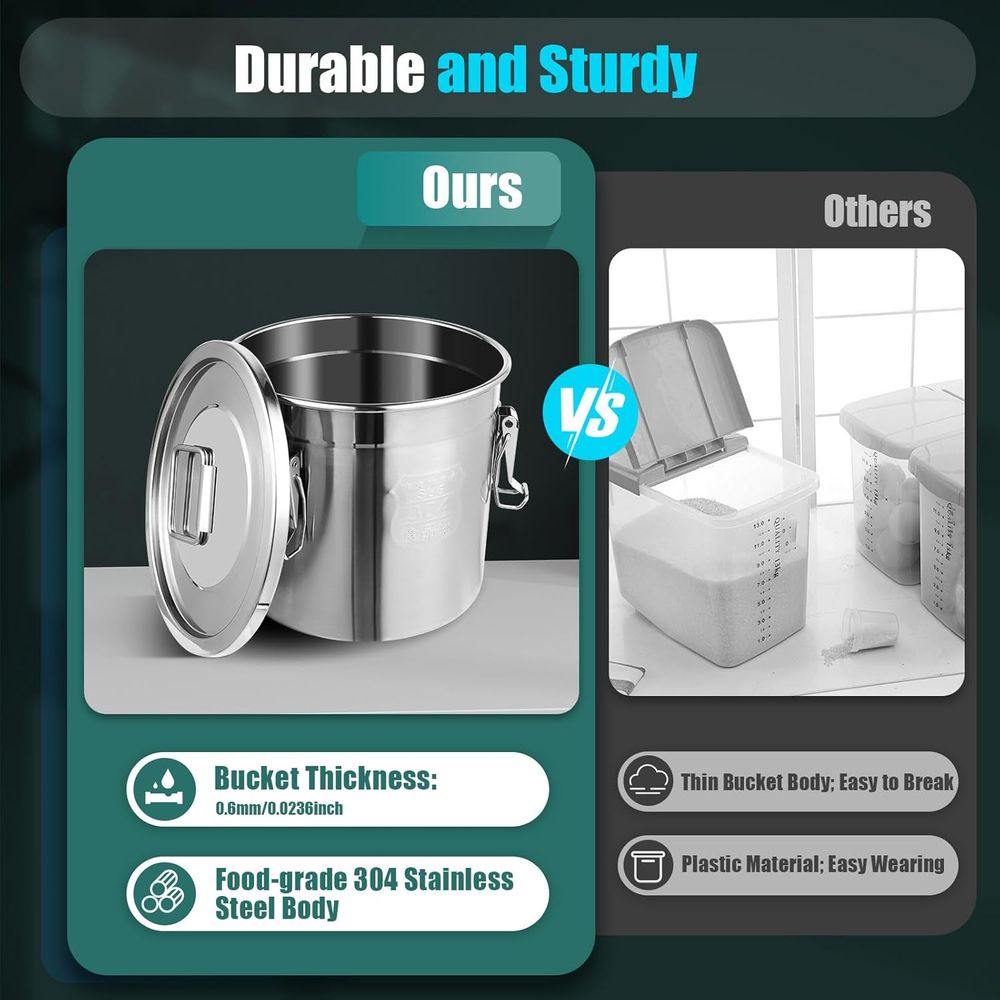 Stainless Steel Food Storage J - Food Storage In Stainless Steel recensie en prijs