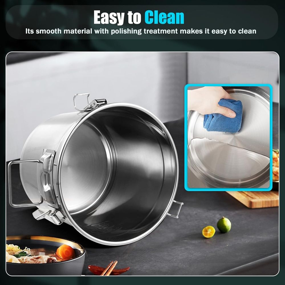 Stainless Steel Food Storage J - Food Storage In Stainless Steel recensie en prijs