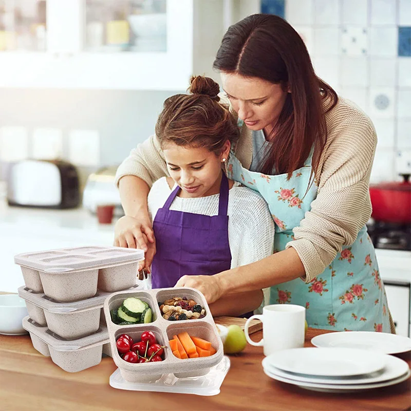 4 Grids Food Storage Box Porta - Food Storage Ideas recensie en prijs