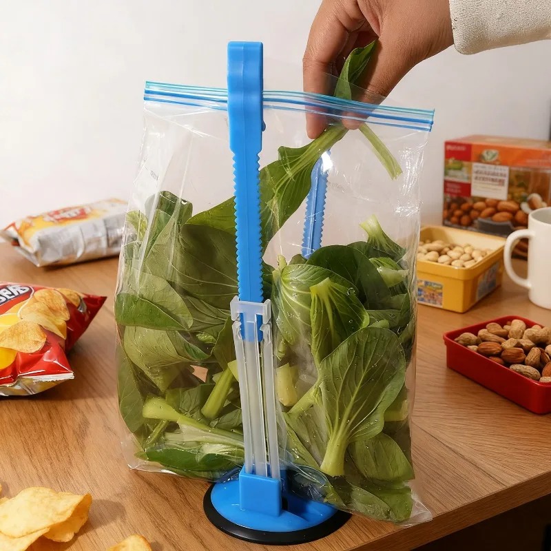 Hands Free Baggy Rack Clip Adj - Food Storage Zip Bags recensie en prijs