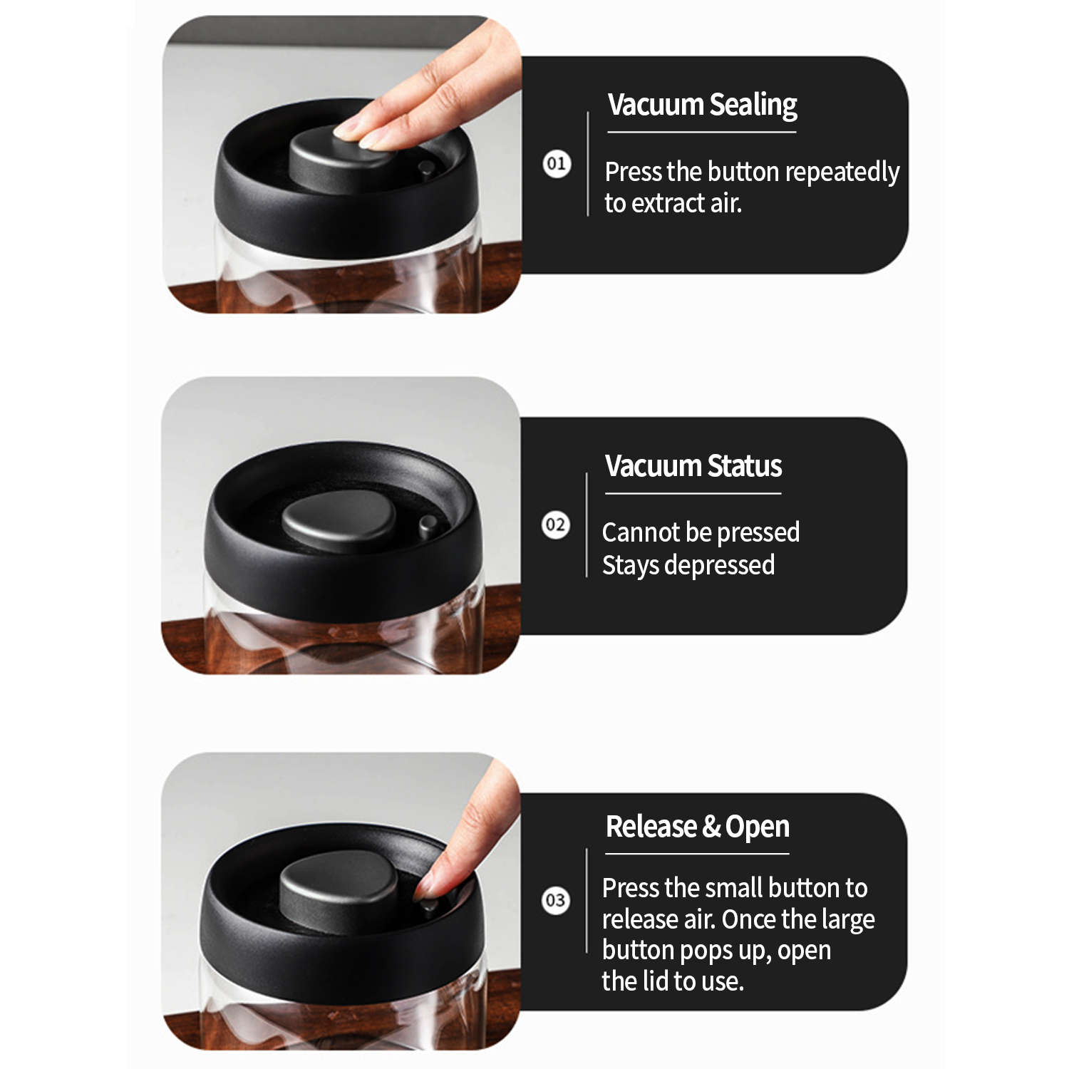 OANKR Vacuum Coffee Canister 5 - Food Storage Ideas recensie en prijs