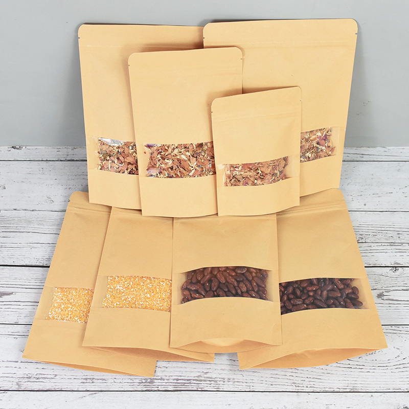 20/50pcs Kraft Paper Zip Lock  - Food Storage Zip Bags recensie en prijs
